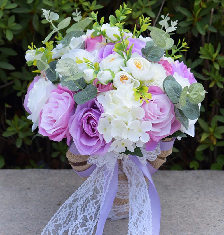 perfectlifeoh Wedding Decoration Wedding Bouquet Bridal Bouquet for Wedding Bouquet: M