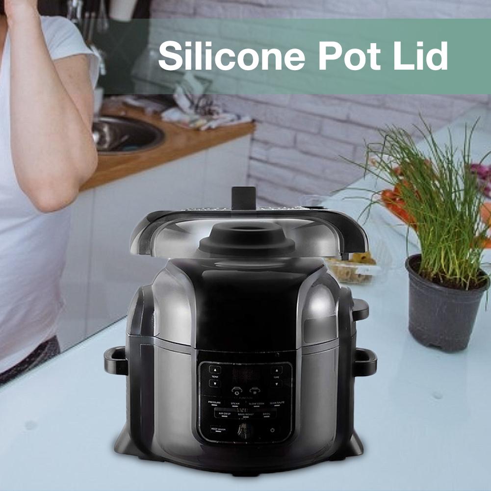Suporte da tampa de silicone acessórios fogões de pressão e fritadeira de ar fácil de usar basta colocar o suporte da tampa na tampa da fritadeira