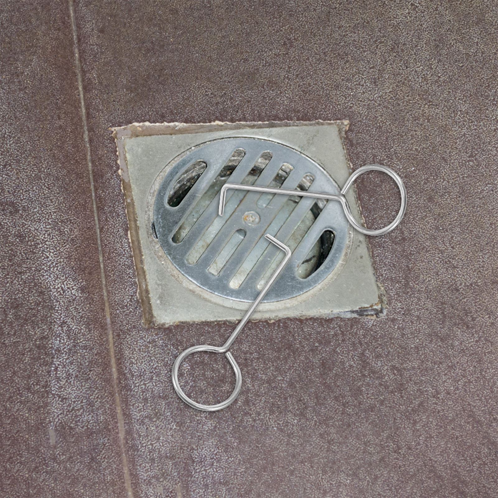 10Pcs Floor Drain Handle Hook Shower Drain Handle Hook Floor Drain Grate Hook Tub Drain Removal Tool Lifting Hooks Draino