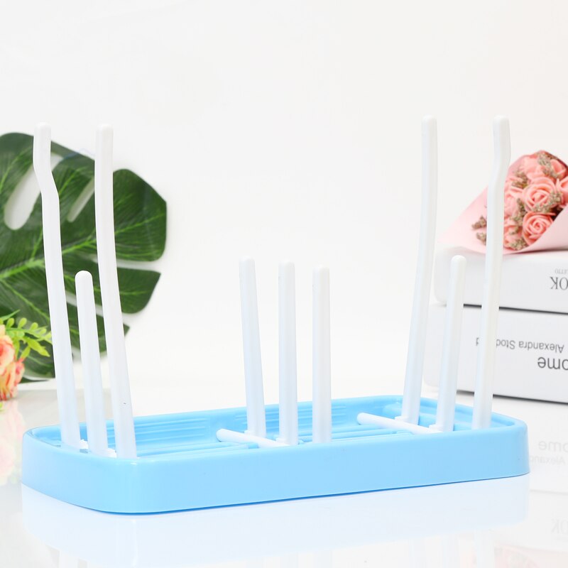 Baby Flaske Tørrestativ - Hurtig Tørring - PP Plast - Ensfarvet Design