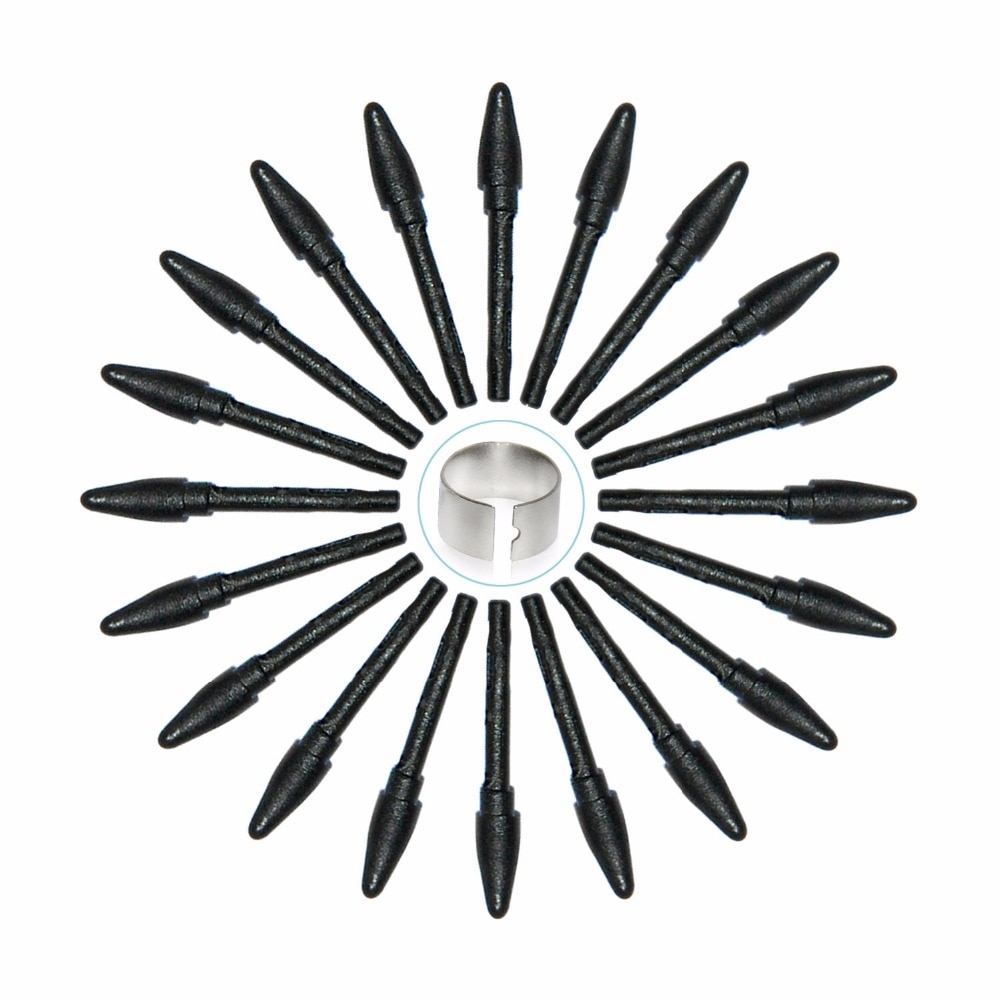 20 pcs/lot Replacement Nibs Pen Nibs Tablets Tips Stylus Tip For HUION Digital Tablet Stylus h610 540 h420 1060plus dwh69 h58l