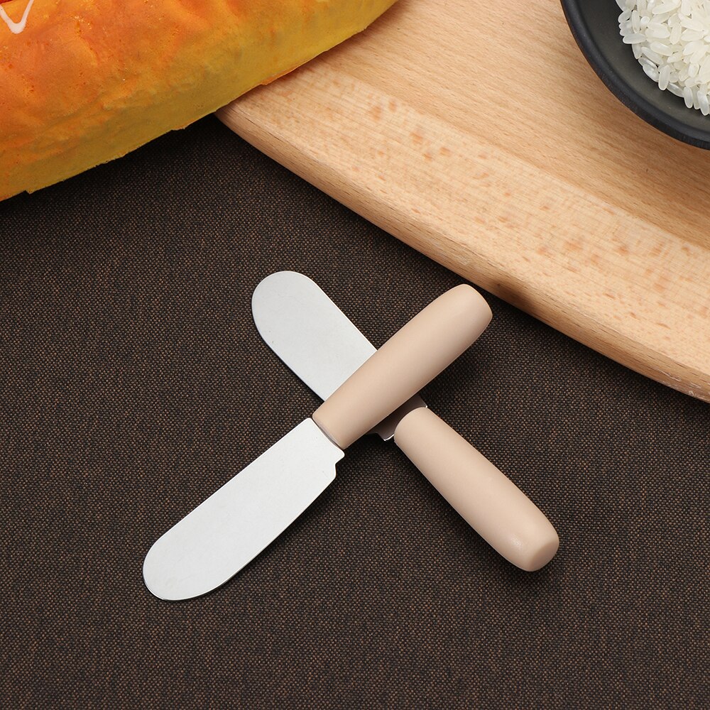 1Pc Mini Stainless Steel Spatula Scraper Knives Breakfast Sandwich Cheese Slicer Spreader Butter