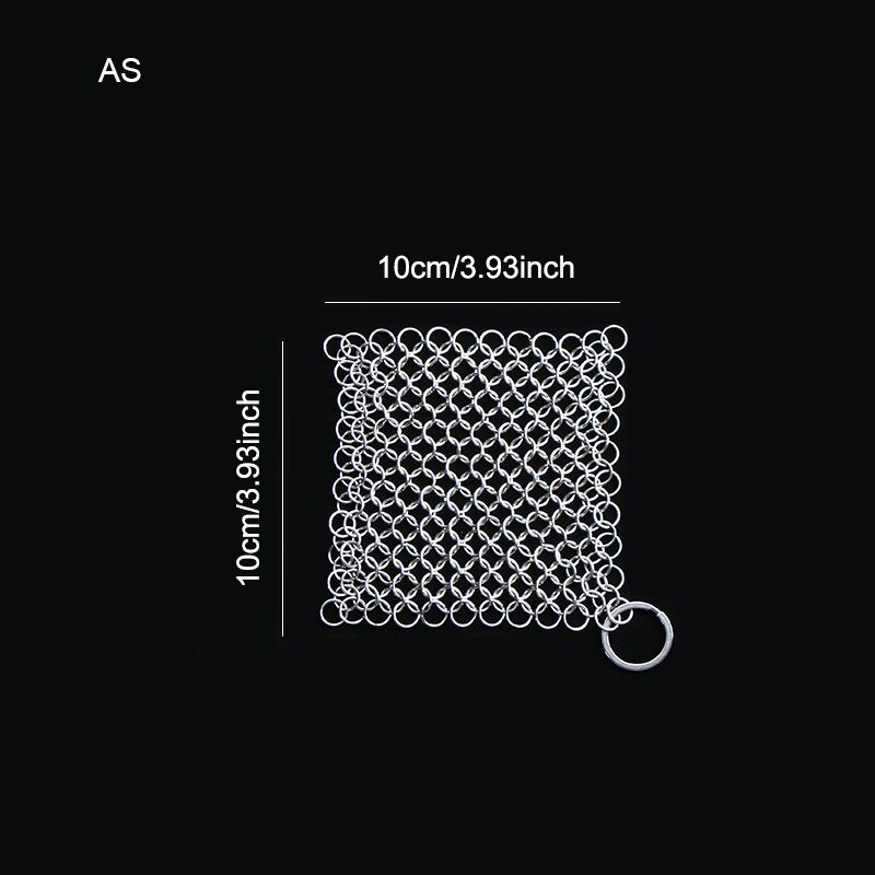 Housewares Kitchenware Clean Chain Mail Armor Kichen Chainmail Cleaning Housework Wire Cleaning Ball Tools Accessories: AS