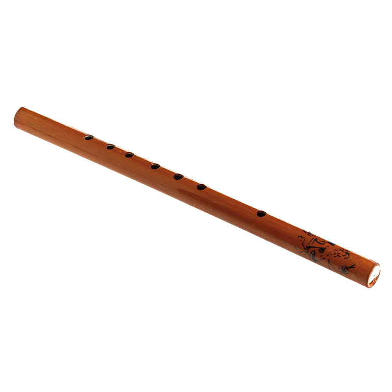 Tradisjonell 6- hulls bambusfløyteklarinettstudentmusikkinstrument trefarge  #35/14l