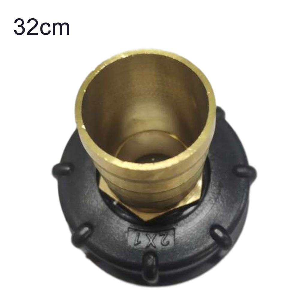 1Pc IBC Tank Adapter Tote Tank Reducer Connector Water Tank Fitting Standard connector Hose Faucet Valve Fittings S60*6: 32mm