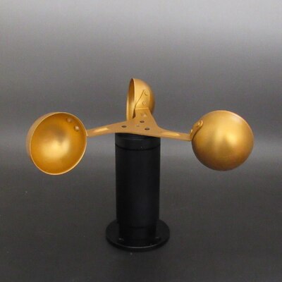 Wind vane air cup air cup air bowl anemometer made of aluminum alloy wind sensor and air meter: Type 9
