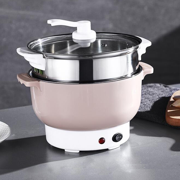 DMWD Multifunktions Reiskocher Elektrische Pfanne Nudel Kochen Topf Ei Omelett Pfanne Mini Eintopf Lebensmittel Dampfer Suppe Heizung: Kaffee Dampfer