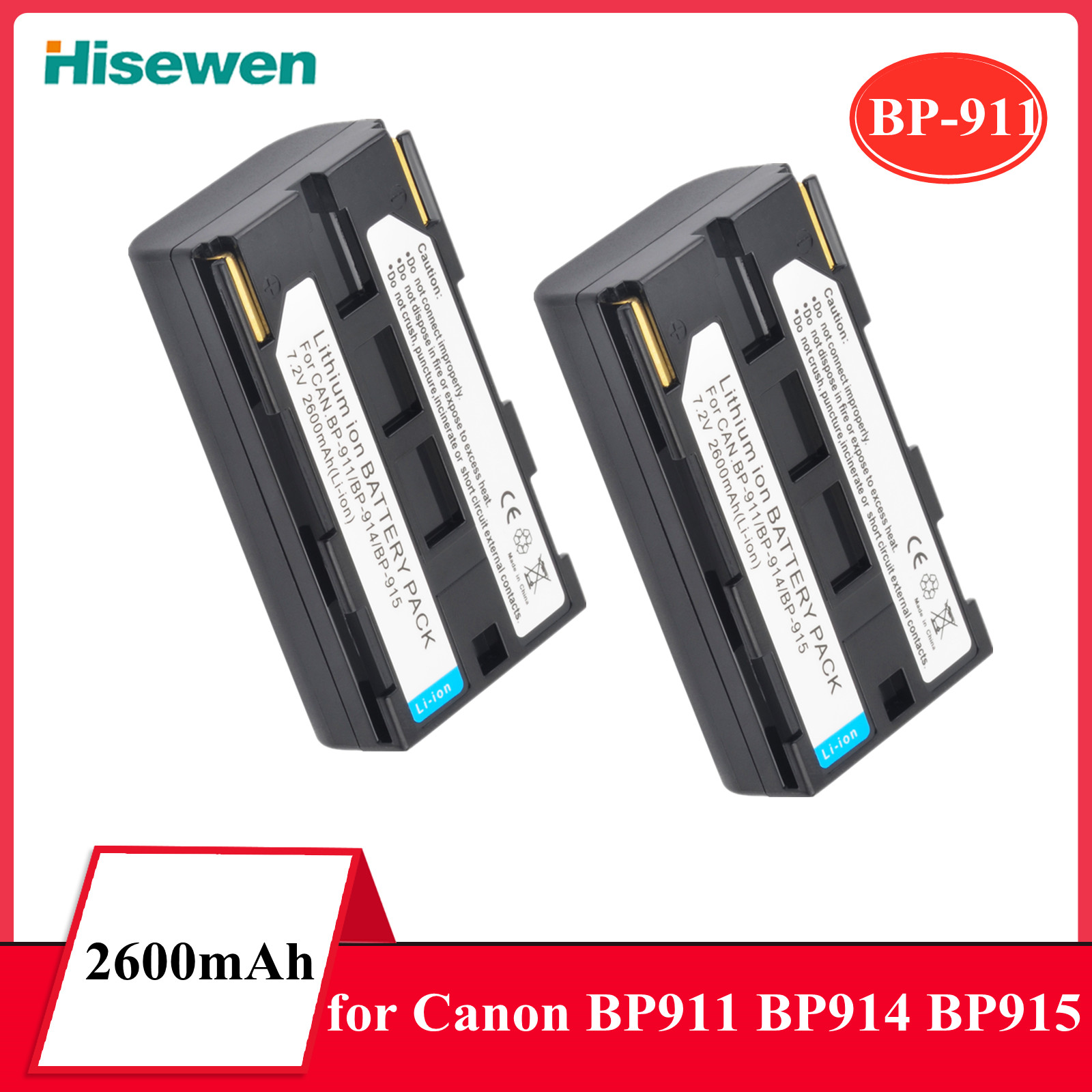 BP-911 BP-911K BP 911 BP-914 BP-915 Battery and Charger for Canon BP911 BP914 BP915 E1 E2 E30 ES50 ES6500V ES7000V ES8000V