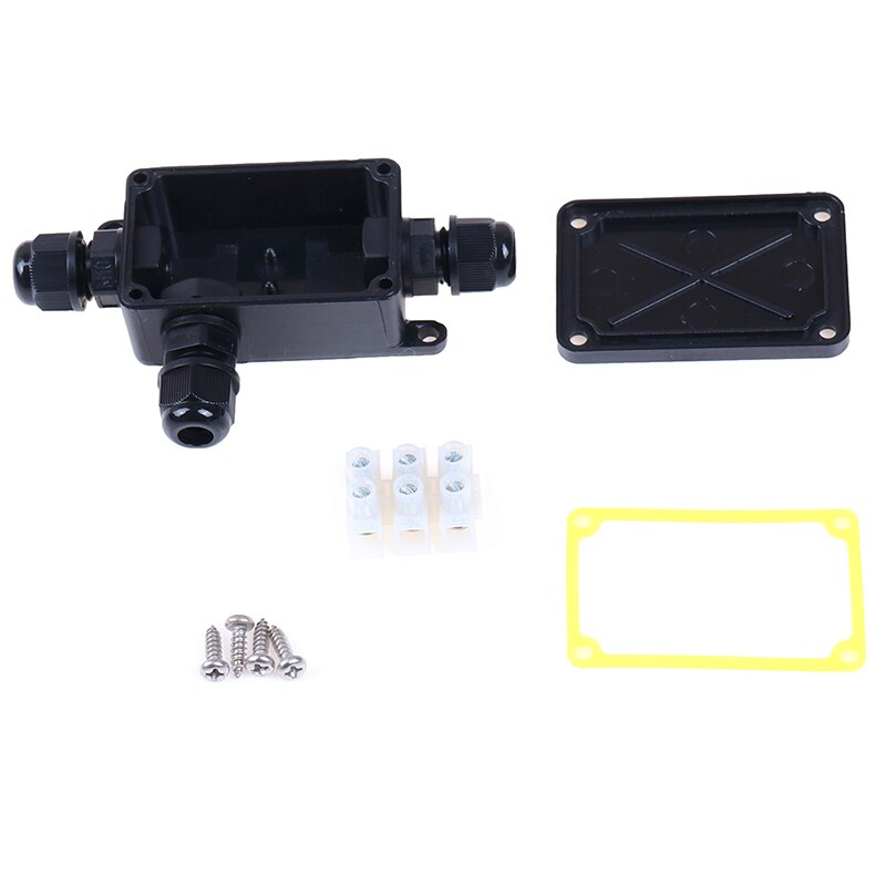 1PC 3 Way Junction Box IP66 Outdoor Waterproof Electrical Cable Wire Connector Junction Box With Terminal 450V