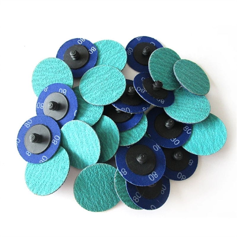 Disques abrasifs 3M 577F en zircone, 2 pouces, 50mm, 20 pièces, pour le traitement de Surface, changement rapide