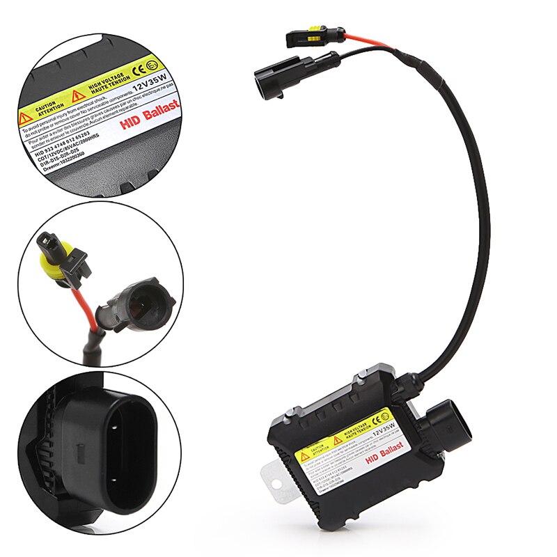 1 Pc Slim 35W Universal HID Digital Conversion Ballast Kit 12V For H1 H7 9006 Xenon Headlight