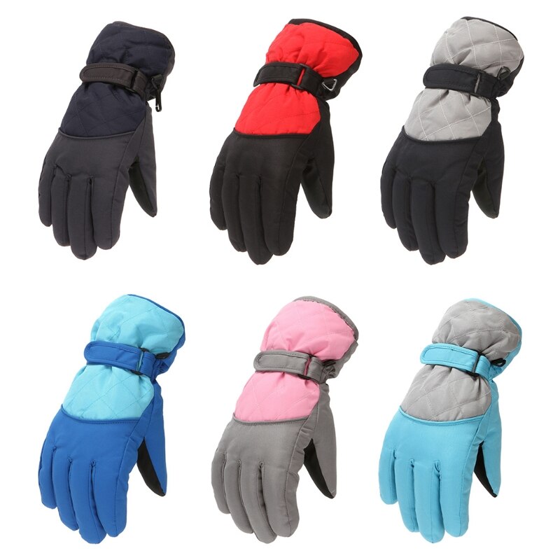 Kinder Kind Winter Verdicken Warme Berg Snowboard Ski Handschuhe Wasserdichte Handschuhe