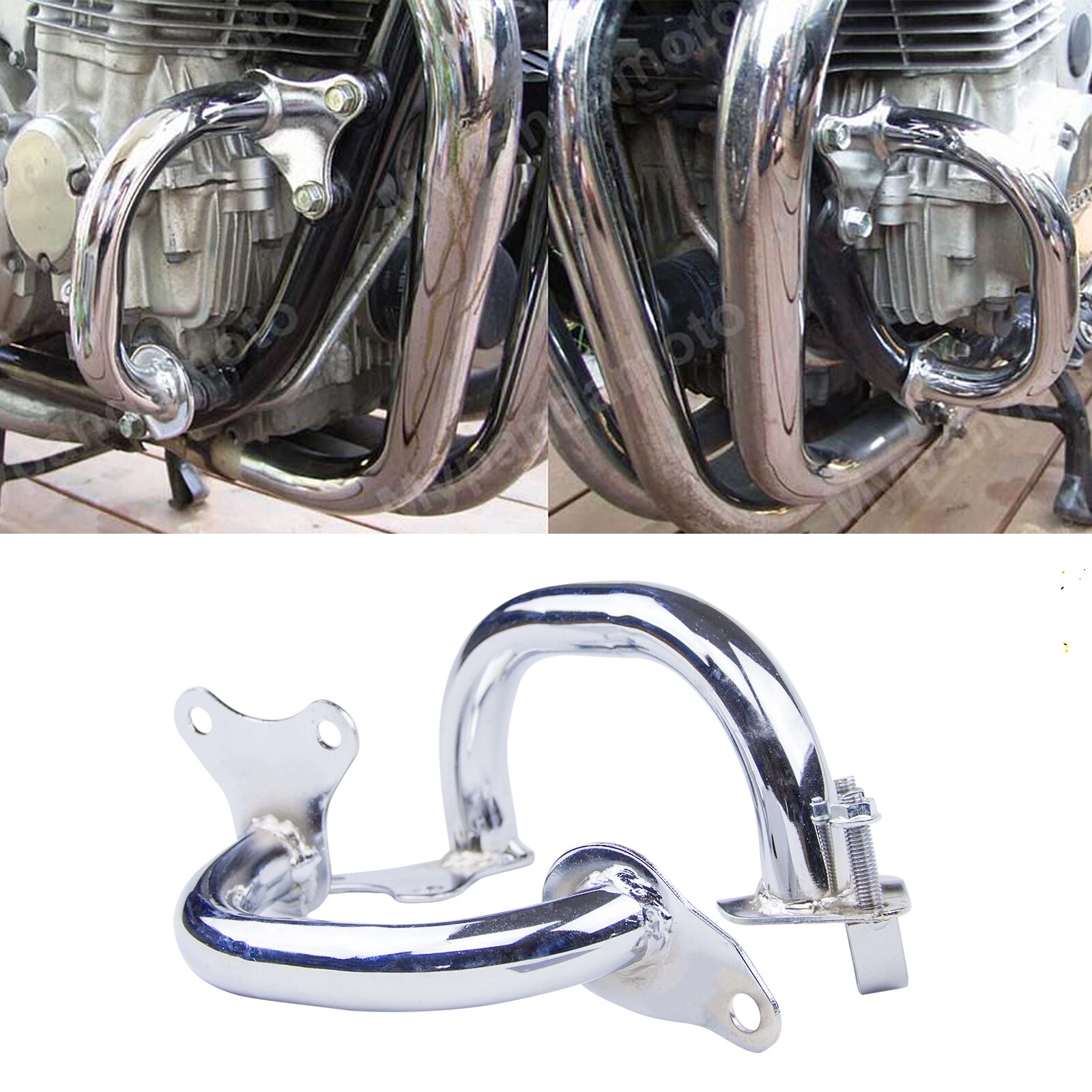 Chrome Crash Bars Motor Guard Voor Honda CB750 F2 Zeven Vijftig RC42 1992 93 94 95 96 97 98 99 00 01 02 03 04 05 06 07