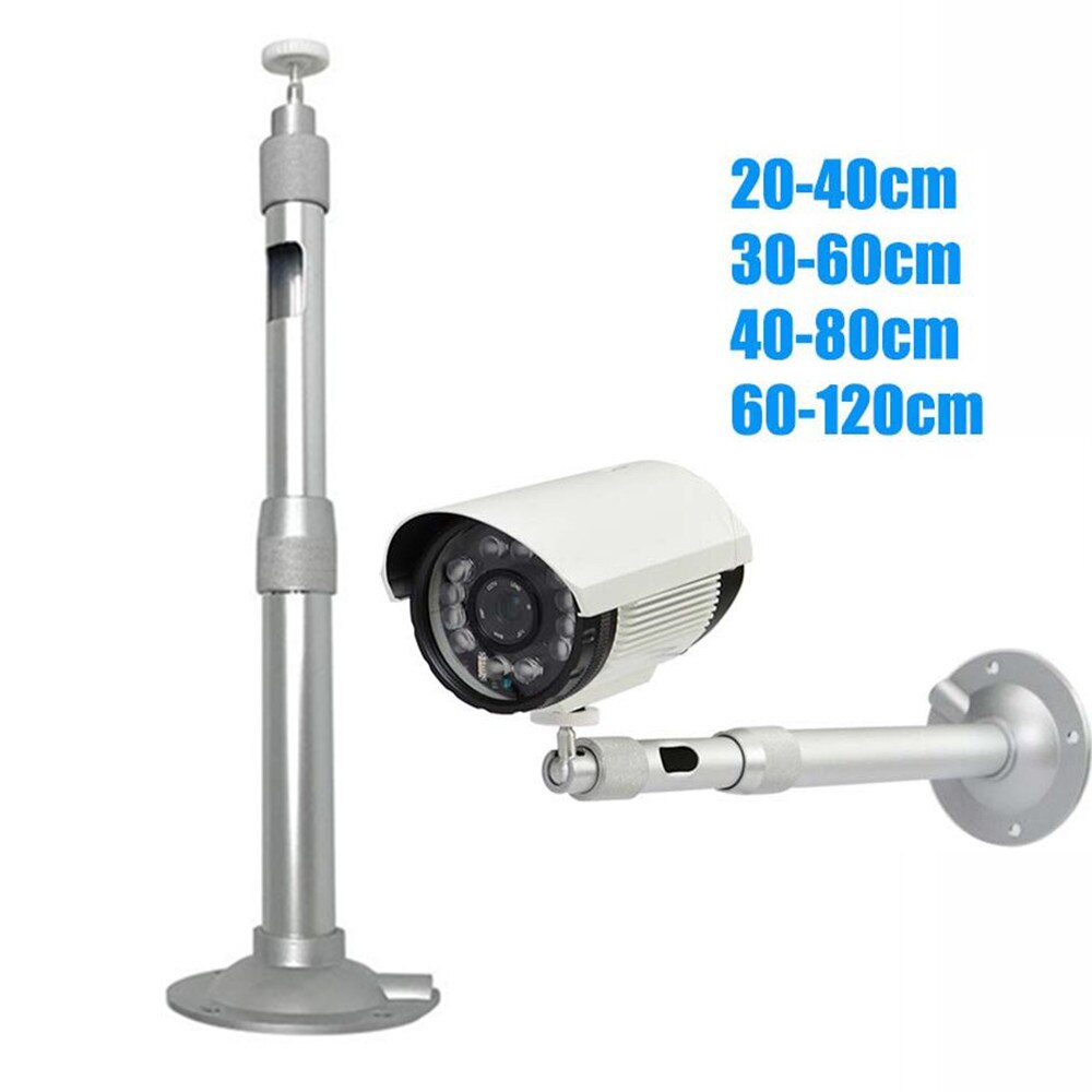 Aluminium 20-40 cm/30-60 cm/40-80 cm/60-120 cm lengte Verstelbare CCTV Surveillance Security Camera Bracket Wall Mount Plafond Mount