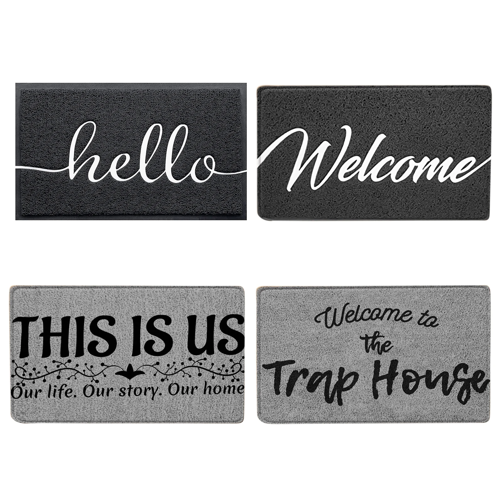 Antiderrapante absorção de água poliéster tapetes entrada tapete macio cozinha nordic quarto tapetes do banheiro antiderrapante