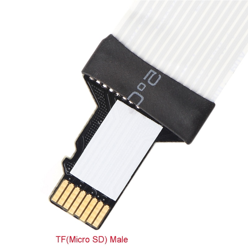 Tf Mannelijke Microsd Vrouwelijke Flexibele Uitbreiding Adapter Kabel Voor Telefoon Gps Tv R9JF
