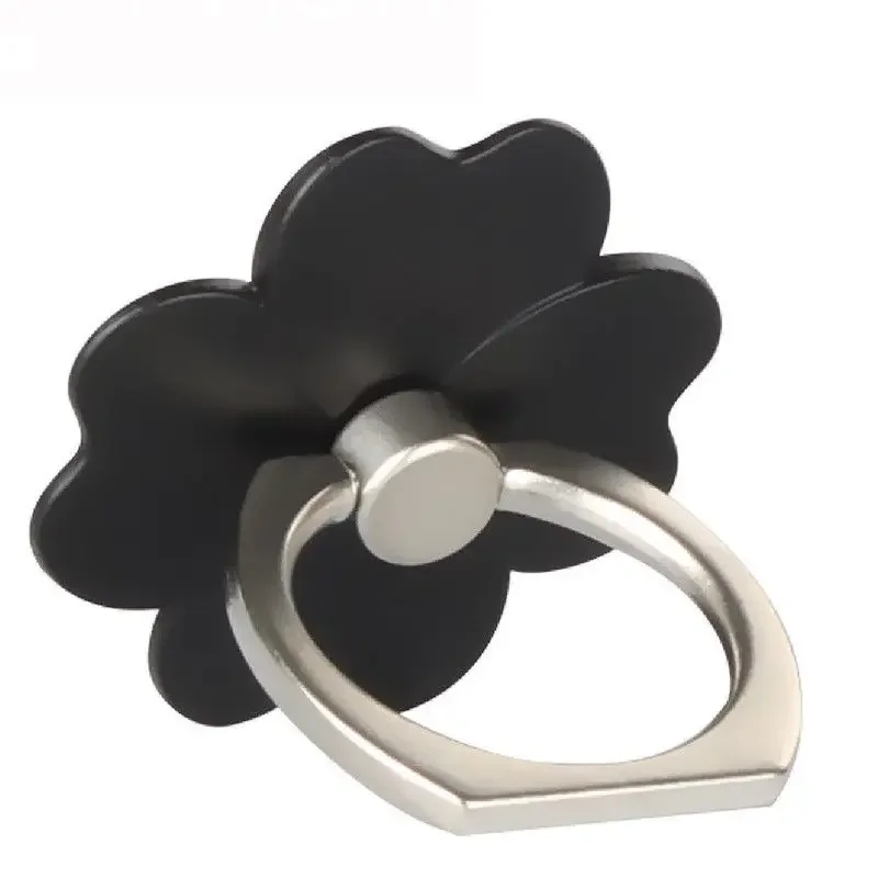 Suporte de anel de dedo para celular multifuncional, suporte giratório de 360 graus para telefone de carro, suporte portátil para saída de ar de carro: Safira