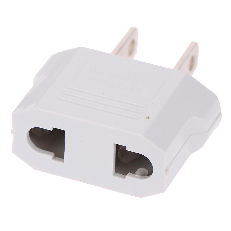 European plug US plug European standard rounded flat power plug Plug adapter Socket conversion plug