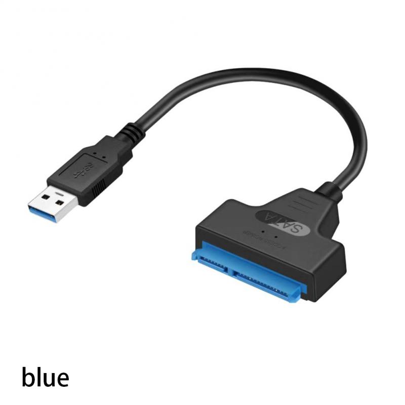 Kabel USB Sata 3 robić Usb 3.0 Kable komputerowe Złącza adapter Usb 2.0 Sata Obsługa 2,5-calowego dysku twardego Ssd Hdd: czarny / 1.2m
