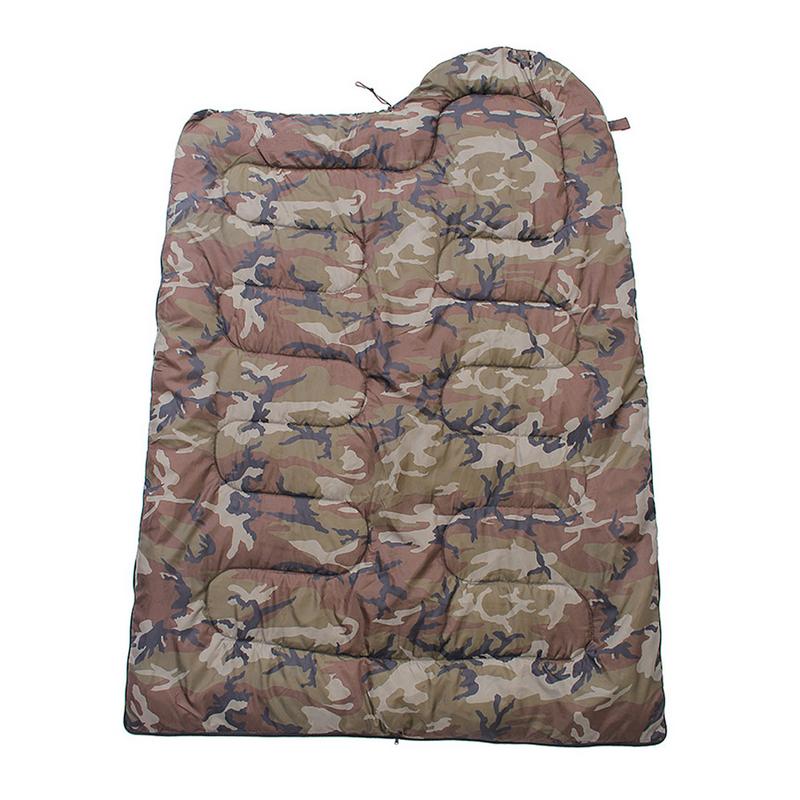 Outdoor-Schlafsack ultraleichte Winter Baumwolle Schlafsack Wärme Einzelperson Schlafsack Umschlag Camping Schlafsäcke