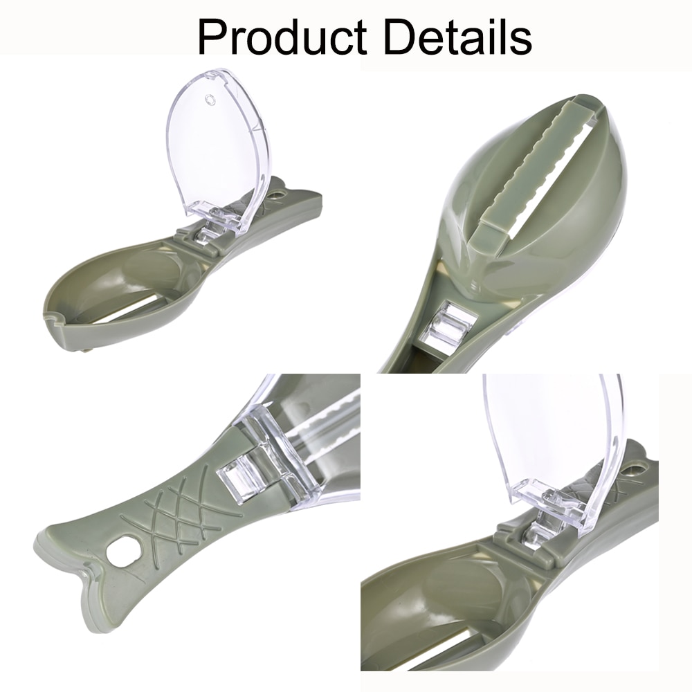Vissen Schaal Borstel Raspen Snelle Verwijderen Schubben Huid Borstel Schrapen Vis Mes Cleaning Peeler Scaler Schraper Keuken Gereedschap