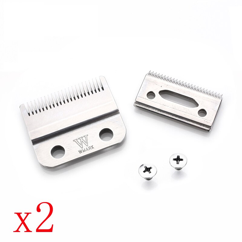 WMARK 2-Hole Hair Clipper Blade rainbow color silver color golden color replace blade W-2 for clipper: W-2S 2 sets