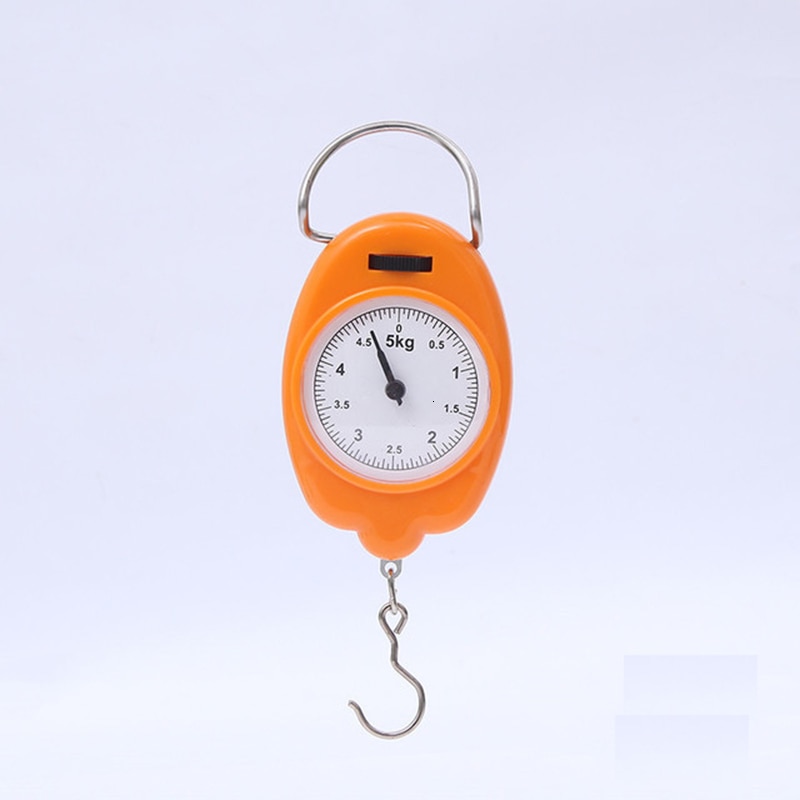 1pcs 5kg Hanging Scale Portable Mini Hanging Fishing Hook Pocket Scales Weight Scale The Balance Kitchen Scales