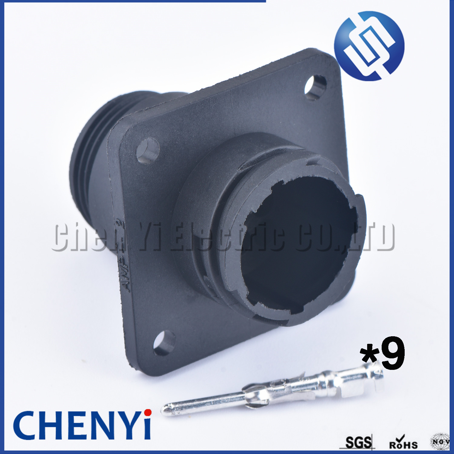 Spina circolare nera per cablaggio aeronautico SMT maschio femmina a 9 spillo con terminali 182663 -1 182645 -1 182922 -1 183079 -1: Lavanda