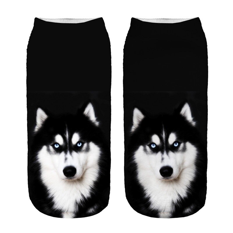 3D Afdrukken Kinderen Sokken Hond Mode Unisex Jongens Meisjes Christmas Sokken Lage Ankle Grappige Sok Voor 8-16T Kids