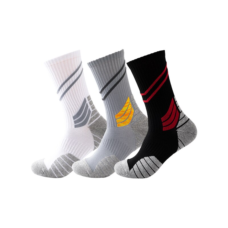 3 Pairs Mens and Women Athletic Basketball Socks Outdoor Running Cycling Sports Socks Compression Socks: AD030