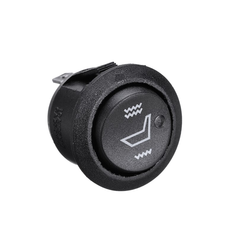 2pcs Universal 3 Pins Round Car Heated Seat Heater Rocker Switch High Low Control Electric Heating Pad Switches For Cars Boats