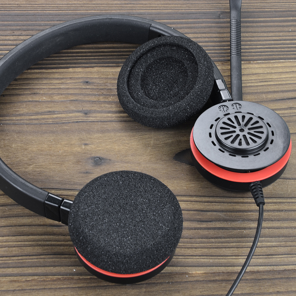 Coussinets de remplacement pour écouteurs Jabra Evolve 20, 20se, 30, 30II, 40, 65, 65, housse en mousse à mémoire de forme souple, éponge, manchon de casque