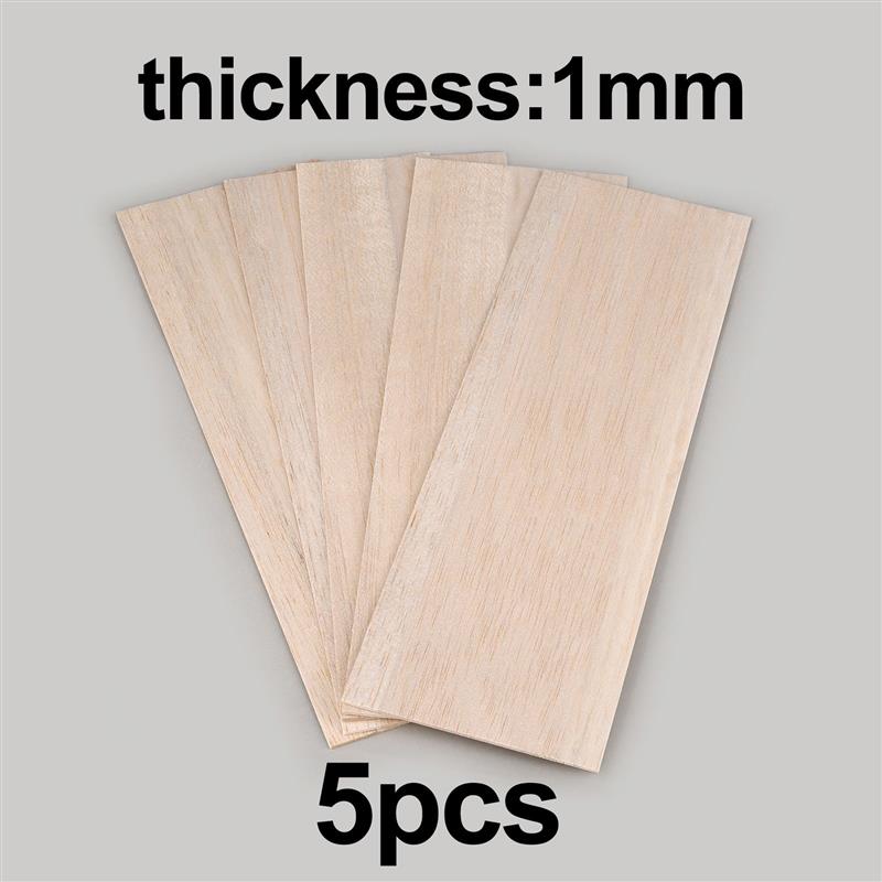 5 Pcs Balsa Wood Sheets Ply 100/200/300mm Long 100mm Wide 1/1.5/2/3mm Thick For Craft DIY Project Wood DIY Craft Accessories: Burgundy