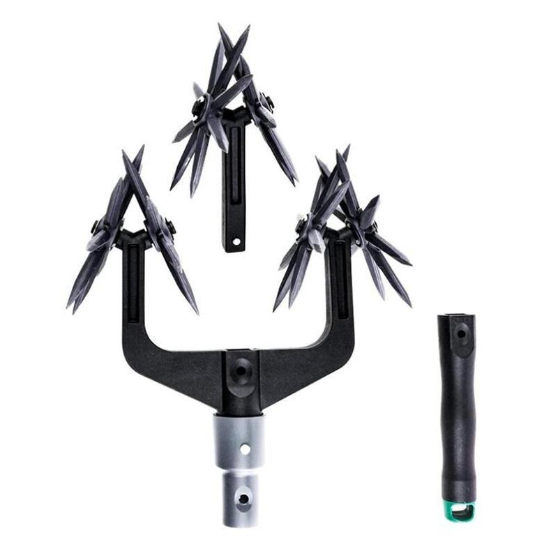 Soil Turning Tools Lawn Scarifier Garden Scarifier Aerator Rotary Cultivator Scarifier Artifact Rotary Cultivator Tool: Default Title