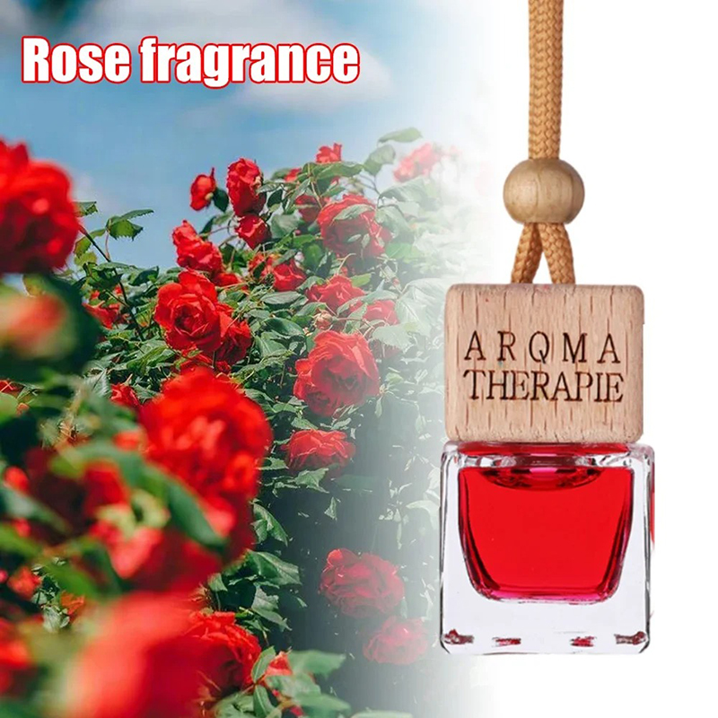 Auto luchtverfrisser Autoparfum hanger ontgeuren en geurverwijdering Hangende aromatherapie Auto-accessoires Interieurparfums: Oranje