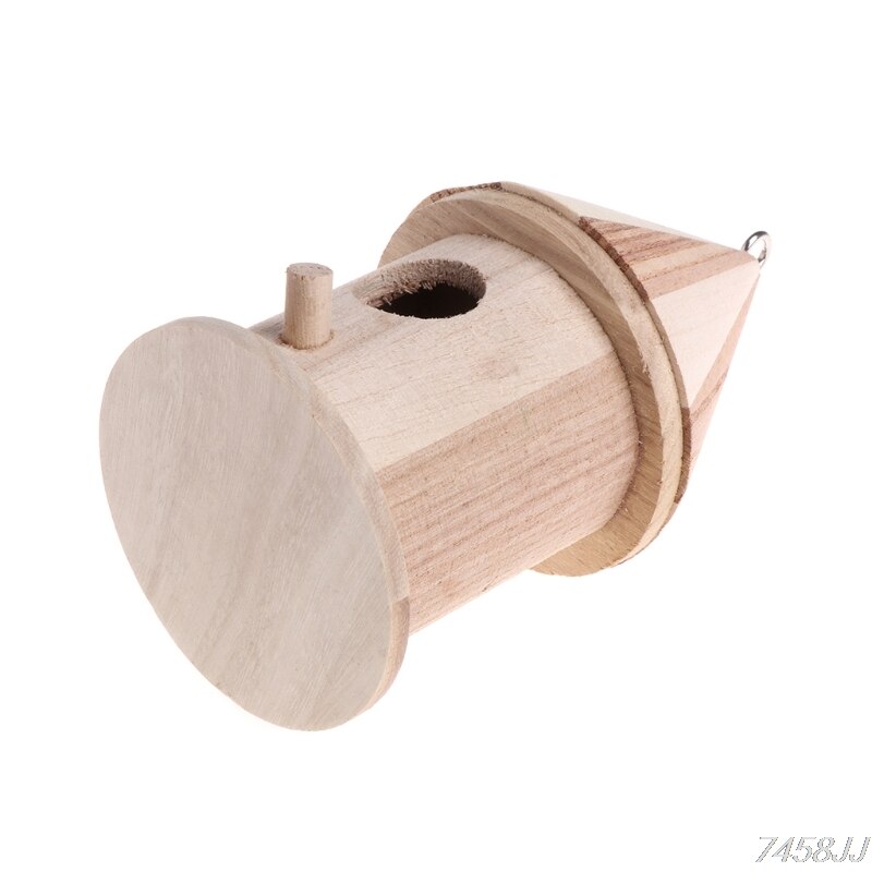 Wooden Nesting Nest Box Bird Cage House Small Birds Blue Tit Wren