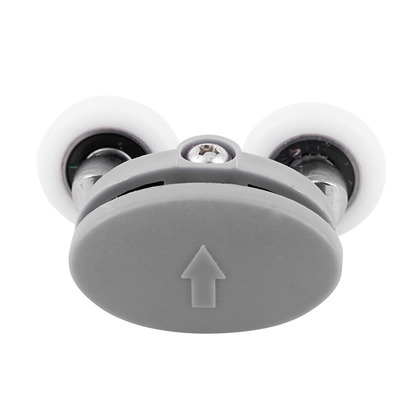 4x Twin Shower Glass Door Top / Bottom Rollers Runners Wheels Pulleys 23mm