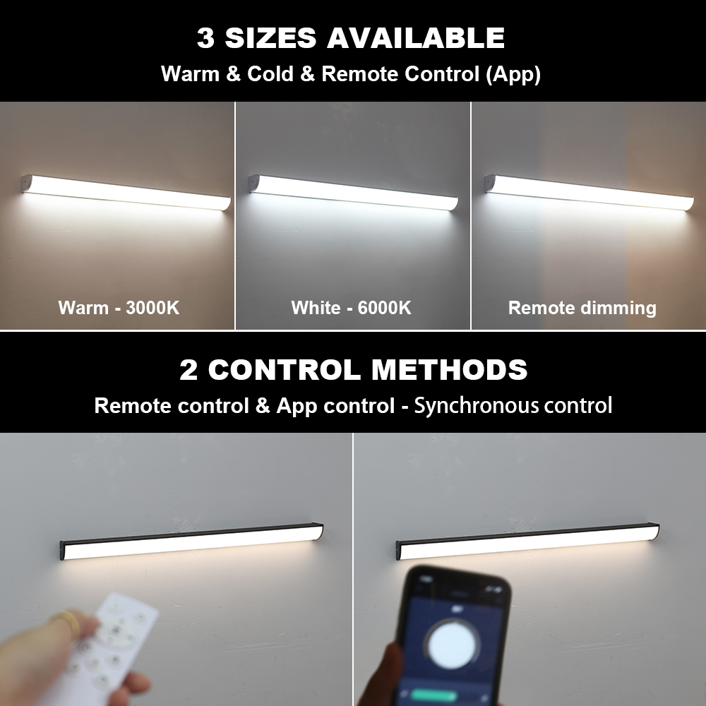 Moderne vanntett lang stripe vegglampe  ip65 utendørs ledet-vegglamper hage villa veranda gårdsplass vegglampe utendørs belysning