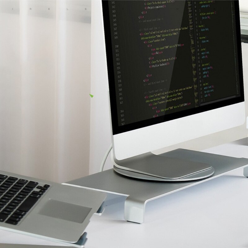 High Aluminum Alloy IMac Computer Monitor Base Stand Multi-angle Laptop Stand For Laptop IMac TV Stand