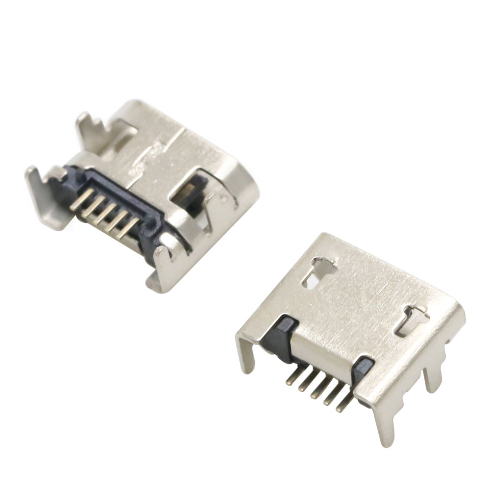 Micro usb 2p 5p jack opladningsport stik dock oplader dip smd til telefon tablets højttalere osv. port stik strømstik
