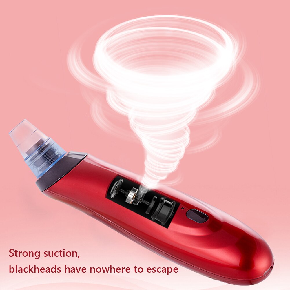 Facial Blackhead Extractor Instrument Vacuum Blackhead Remover Extractor Facial Skin Care Beauty Pore Acne Cleaner