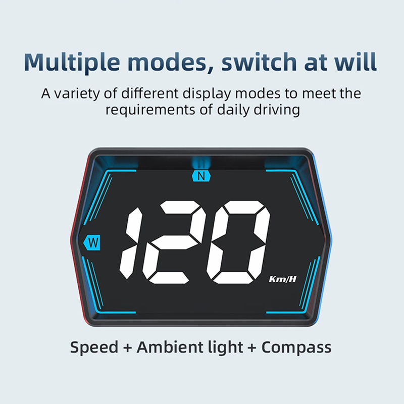 Xiaomi Hud Gps velocímetro Digital para coche pantalla frontal alarma de exceso de velocidad accesorios de brújula de velocidad electrodomésticos