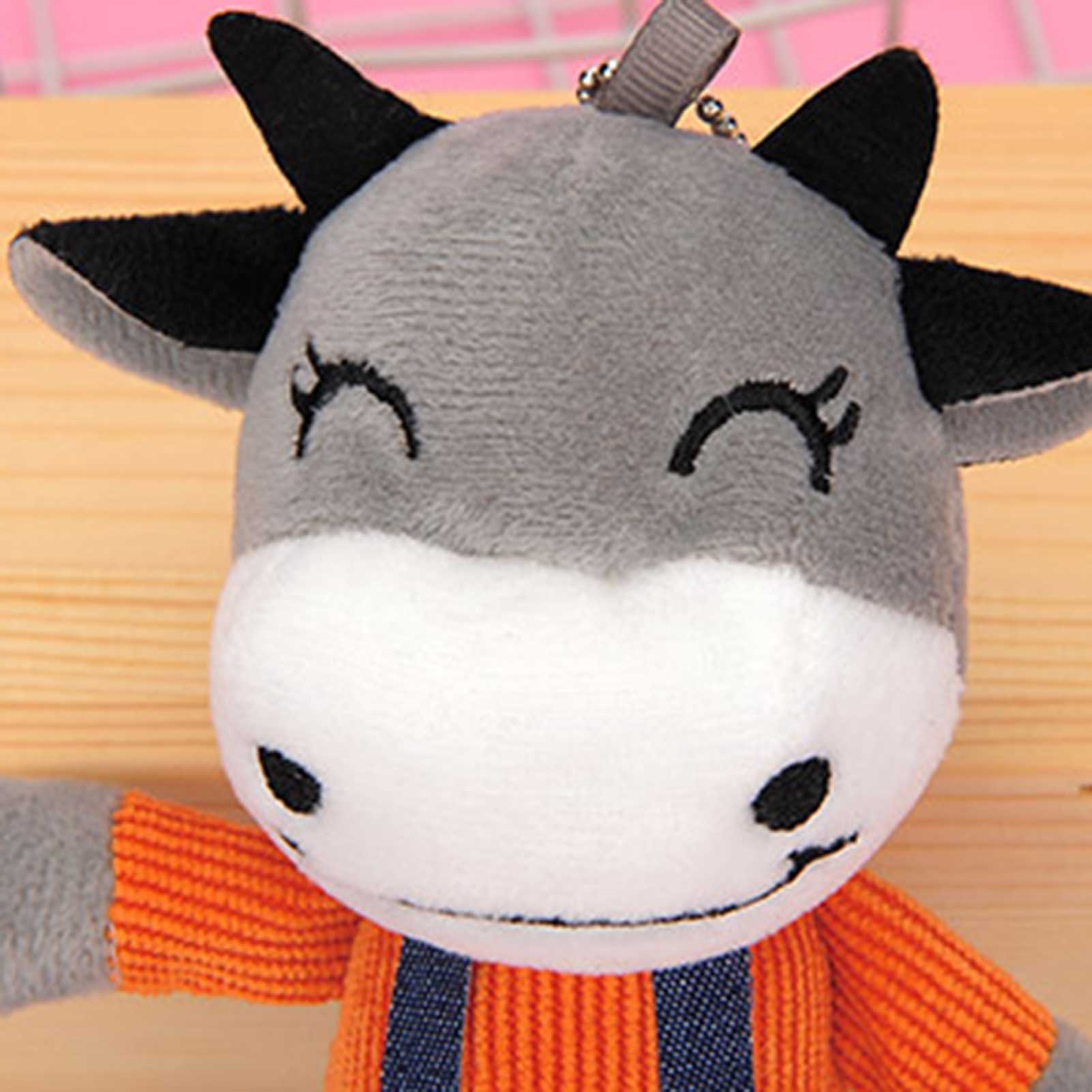 The Year of OX Mascot Plush Cute Plush Cattle with Lucky Bag Calf In Tang Suit Soft Toys Year Party Decoration