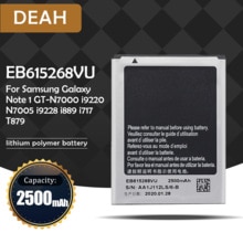 2500mAh EB615268VU Replacement Phone Battery For Samsung Galaxy Note 1 GT-N7000 N7000 i9220 N7005 i9228 i889 i717 T879