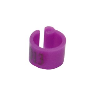 Binnendiameter 6Mm Duif Been Gevogelte Duif Vogel Papegaai Clip Ringen Band Voetring Duif Levert NO.001 ~ 100 1000 Stks/zak: purple