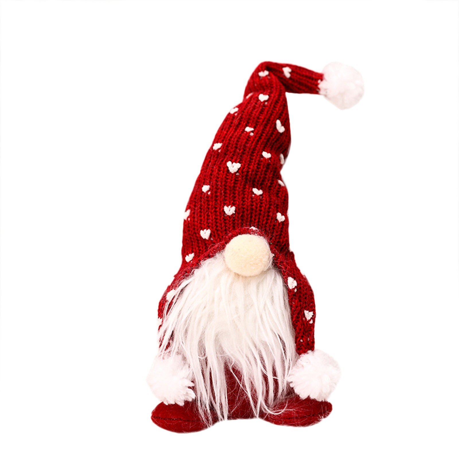 Christmas Faceless Gnome Santa Xmas Tree Handmade Santa Cloth Doll Birthday For Home Christmas Decoration: E