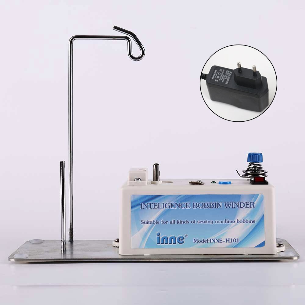 Inne symaskin intelligent spolupprullare elektrisk automatisk trådstativ tillbehör verktyg universal assistent set: Eu och piedestal