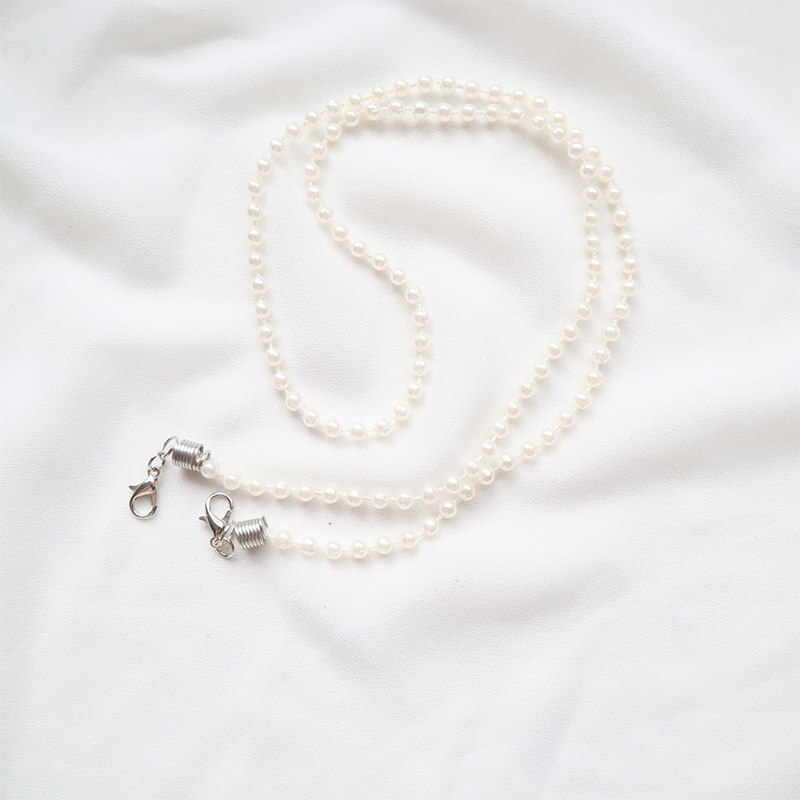 Chaînes de masquage de lunettes de soleil pour femmes, plusieurs chaînes de lunettes en cristal acrylique et perles, bijoux: 3