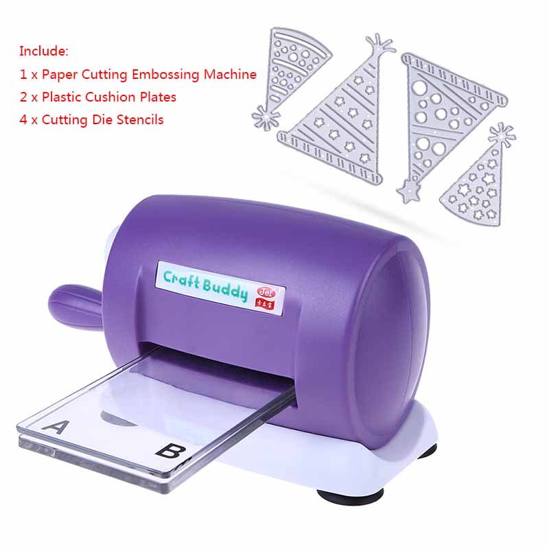 Diy Plastic Papier Snijden Embossing Machine Craft Scrapbooking Album Cutter Stuk Gestanst Gestanst Machine Ambachtelijke Gereedschappen: H