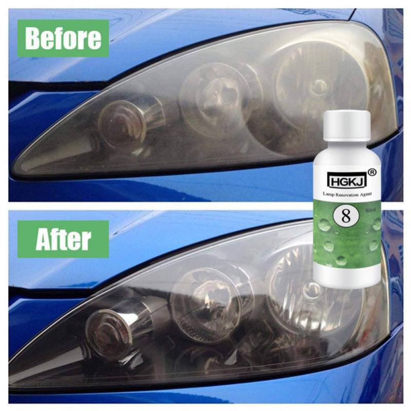 Auto Koplamp Restauratie Kit Auto Koplamp Renovatie Reparatie Middel Krassen lamp vernieuwing middel Polijsten Car Care 50ML